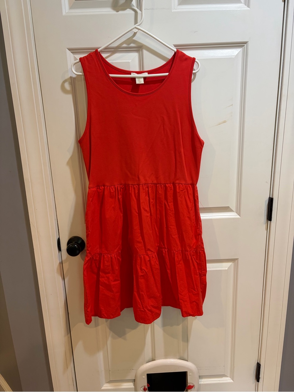 Cynthia Rowley Bright Sleeveless Tiered Dress